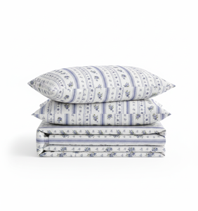 Parure de draps en coton lavé, taille double, motif floral moderne, qualité supérieure, douce, durable, toutes saisons, vente en gros - Product Image 4