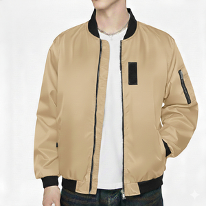 Men Bomber <b>Jacket</b> Casual <b>Slim</b> <b>Fit</b> <b>Jacket</b> For Men Wholesale Supplier Professional Manufacture - Product Image 5
