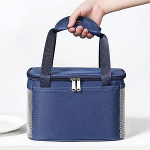 กระเป๋าใส่อาหารกลางวันแบบมีซิป ผ้าอ็อกซ์ฟอร์ด กันน้ำ เก็บความร้อน สำหรับ 4 คน ผ้าหนาพิเศษ สำหรับเก็บอาหาร - Product Image 1