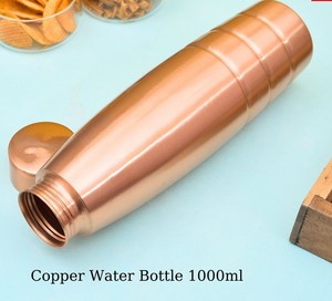 Botella de Cobre para Hidratación, Artículos de Bebida para Spa, Resorts, Centros de Bienestar, Hoteles, Retiros de Yoga y Hostelería Premium - Product Image 2