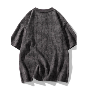 Camiseta de Manga Corta para Hombre, Estilo Tie Dye, Oversize, Transpirable, Cuello Redondo, Algodón, Casual, Streetwear - Product Image 3