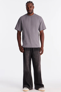 T-shirt décontracté pour homme à manches courtes, 100 % coton, imprimé personnalisé, respirant, coupe classique, style vintage, collection été - Product Image 2