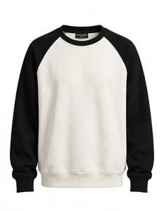 เสื้อสเวตเชิ้ตแขนราแกลน คอกลม สีพื้น ผ้าฝ้ายเฟรนช์เทอร์รี่ ทรงหลวม สไตล์ลำลอง สำหรับผู้ชาย ยี่ห้อ ONETEN APPARELS เหมาะสำหรับฤดูหนาว - Product Image 1