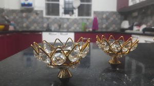 <b>Brass</b> Small Kamal Deep Jyoti <b>Oil</b> <b>Lamp</b> for Home Temple Pooja Decor Gifts - Product Image 6