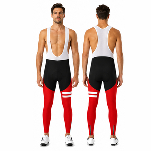 Custom Mens Long Sleeve Cycling Jersey & Bib Tights Set Breathable Quick Dry <b>Road</b> Bike Apparel OEM ODM Cycling Wear Manufacturer - Product Image 3