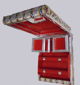 Handcrafted Meenakari Metal Jewelry Box with <b>Ring</b> Organizer – Decorative Storage Case with Velvet Interior Gift Box bangle Box - Product Image 6