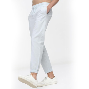 Security Zipper Pocket Jogger Pants Men Anti Theft Travel Casual Cotton Spandex Cargo Tapered - Product Image 3