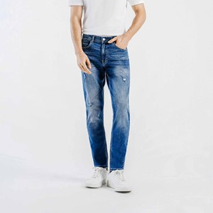Jeans Ajustados de Diseño Personalizado para Hombre, Pantalones Vaqueros Casuales de Estilo Urbano, Transpirables, Elásticos y Ajustados - Product Image 3
