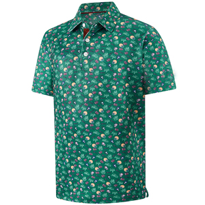 Polo de golf classique pour jeunes, respirant, à manches courtes, séchage rapide, vêtements de sport performants, vêtements d'été pour jeunes - Product Image 1