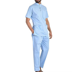 High Quality Men Medical Scrub <b>Set</b> Hospital Nursing Uniform Dental Clinic <b>Doctor</b> Workwear Breathable Stretch Surgical Scrubs - Product Image 4