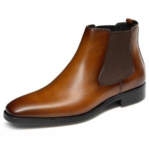 Zapatos de Cuero de Alta Calidad para Hombre, Mocasines Casuales Cómodos, Calzado Duradero Sin Cordones - Product Image 4