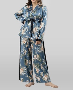 Wholesale Modest Breathable Night Suit <b>Kaftan</b> for Women Hand Drawn Print Traditional Islamic Clothing and Accessory Designed - Product Image 2