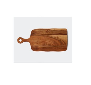 Planche à découper en bois grande capacité avec rainure profonde pour le transfert de jus, idéale pour des tâches de découpe de viande propres - Product Image 1