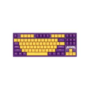 Tastiera Meccanica da Gaming Cablata A87 con Switch Viola, 87 Tasti per Registrazione Macro, Funzione N-Key Rollover e Keycaps PBT Durevoli - Product Image 2