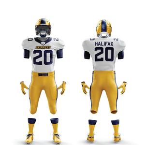 Ensemble complet de tenues d'entraînement de football américain personnalisées pour adultes 2026 – Maillots à manches courtes sur mesure pour hommes, grandes tailles, 100 % personnalisables - Product Image 1