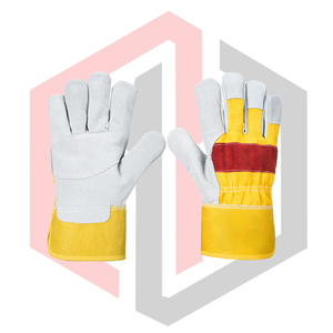 ถุงมือหนังคลาสสิกเสริมความแข็งแรงแบบตรง ขนาด 26 ซม. ป้องกันไฟฟ้าสถิต ปราศจากซิลิโคน ทนต่อการฉีกขาด สำหรับดับเพลิง นุ่ม ยืดหยุ่น - Product Image 1