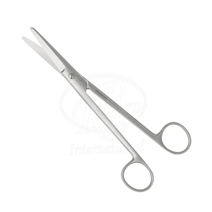 Tijeras Quirúrgicas Estándar de 5 Pulgadas, Rectas, de Acero Inoxidable, con Punta Roma, para Uso Médico y Clínico - Product Image 2