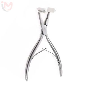 Pinzas para extensiones de cabello con cinta adhesiva, herramientas de microenlace de acero inoxidable, extensiones de cabello de sujeción fuerte, extensiones de microenlace de plástico - Product Image 1