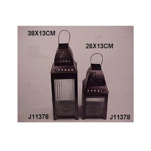 โคมไฟเชิงเทียนทำจากทองเหลืองและแก้วตกแต่งโต๊ะแบบโบราณที่วางเทียนน้ำชาของตกแต่งสวนโคมไฟห้องนั่งเล่น - Product Image 4