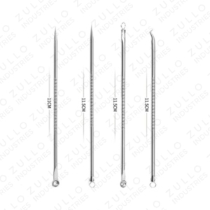 Professional 4 Piece Stainless Steel Blackhead Remover Kit Reusable Acne Extractor Facial Pore Cleaning <b>Tool</b> Set - Product Image 3