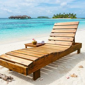 Salon de jardin et chaise longue en teck fabriqués en Indonésie - Product Image 1