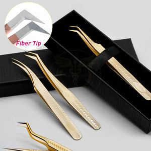 Pinzas Profesionales para Pestañas de Acero Inoxidable de Alta Calidad con Punta Dentada, Logotipo Personalizado, Cuidado de Pestañas, Viajes, Salón, Uso Diario Personal - Product Image 4