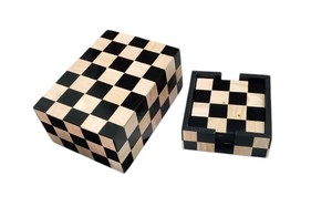 Caja de Joyería de Madera y Resina Ecológica Hecha a Mano de Lujo, Decoración para el Hogar Artesanal Exquisita - Product Image 2