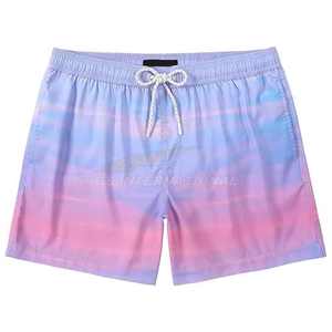 High Quality 100% Polyester Jogger Shorts 5 Inch Inseam Double <b>Layer</b> Sublimation Basketball Swim Mesh Quick Dry Eco-Friendly Men - Product Image 2