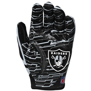 Black PU Leather Batting Gloves with <b>Graffiti</b> Print Pull On Unisex Adult Training Gloves - Product Image 2