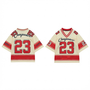 Jersey de Fútbol Americano de Alto Rendimiento, OEM, ODM, Logotipo Personalizado, Patrón de Bandera, Sublimación, Venta al Por Mayor, Marca Privada, Ropa Deportiva - Product Image 3