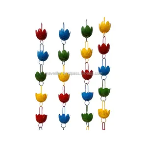 Cadenas de Lluvia Multicolores para Canaletas, Cadena de Lluvia de Metal y Hierro para Decoración de Jardín - Product Image 4