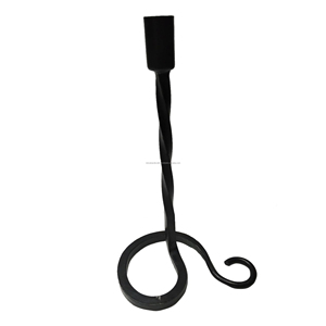 Large Cast Iron Taper Wedding <b>Black</b> Candle <b>Holder</b> for High Quality Home Decorative Wedding and Party - Product Image 2