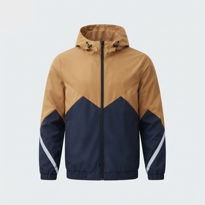 Veste coupe-vent unisexe légère et respirante de couleur unie, service OEM du premier fabricant, manches longues, coupe classique - Product Image 2