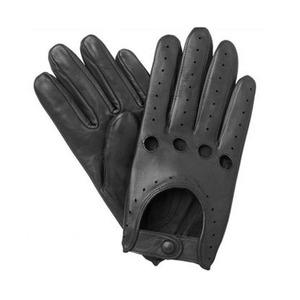Leather <b>Gloves</b> Wrist Length Thermal <b>Warm</b> Unlined Black Plain Style Daily Use High Quality Genuine Leather Dressing <b>Gloves</b> - Product Image 5