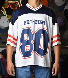 Nouvelle Saison 2025 – Maillots de Football Imprimés en Gros pour Hommes, Grande Taille, Coupe Ample, en Maille, Numéro Personnalisé 80 - Product Image 1