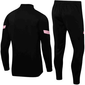 Conjunto Deportivo para Hombre, Transpirable, de Color Sólido, 100% Poliéster, Chaqueta con Cierre y Cuello Alto, Pantalones Largos - Product Image 3