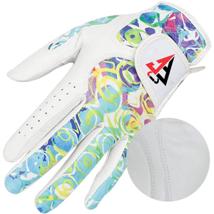 Nouvelles gants de golf professionnels au design innovant, en cuir véritable, protection UV, respirants, confortables, tissu personnalisé, protection des mains, sport - Product Image 3