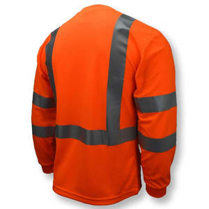 Fluorescent Yellow Hi Vis <b>Polo</b> <b>Shirt</b> Reflective Safety Workwear ANSI Class <b>3</b> Construction Traffic Security Work <b>Shirt</b> Short - Product Image 6