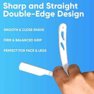 Wholesale Supplier for Barber Straight Edge Razor custom Color| Smooth Shave Manual Folding Shaving Razors for <b>Men</b> - Product Image 3