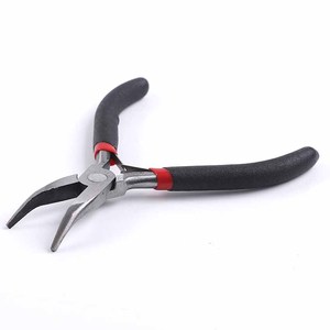 Round Flat Nose Looping Pliers Wire <b>Beading</b> Looping Jewelry Tools Round and Flat Nose Pliers Wire Bending Pliers - Product Image 1