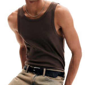 Camiseta de Gimnasio Personalizada para Hombre, 100% Algodón, Cuello Redondo, de Alta Calidad, para Entrenamiento, con Logotipo de Silicona Bordado - Product Image 4