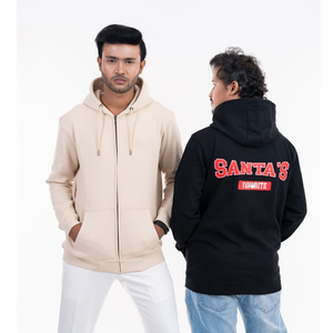 Sudadera con Capucha Estampada con Cremallera, de Forro Polar de Alta Calidad, Ecológica, Cómoda y Premium para Hombre, con Logotipo Frontal y Bolsillo - Product Image 6