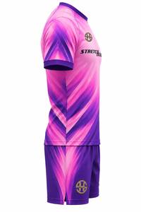 Conjunto de Uniforme de Fútbol Personalizado al por Mayor, Camiseta, Pantalones Cortos, Ropa Deportiva, Equipación Deportiva de Manga Corta, Ropa de Entrenamiento OEM - Product Image 4