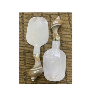 Turbo Shell mango 20cm tallado a mano madre de perla cuchara de cocina para el hogar cocina fiesta uso elegante cubiertos para restaurante - Product Image 2