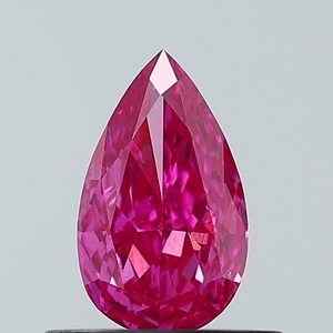 Diamant de laboratoire CVD rose vif fantaisie VS1 de 0,54 ct, taille poire, non monté - Product Image 1