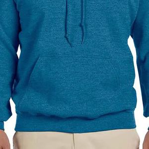 Sweat-shirt à capuche unisexe personnalisé pour homme 2025, haute qualité, 100% coton, motif hiver uni, impression numérique du logo - Product Image 6