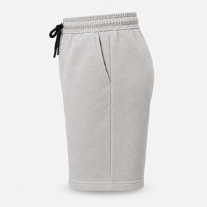 Pantalones cortos con cordón para hombre, de color sólido, de algodón, informales, tipo bermuda, con cintura elástica y bolsillos laterales - Product Image 4