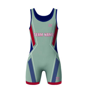 Fabricante de Singlets de Lucha Libre Sublimados Personalizados Baratos Hechos en Pakistán, Tallas Grandes, Alta Calidad, Súper Suaves y Elásticos, Servicio OEM - Product Image 5