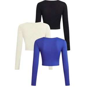 T-shirts pour femmes, coupe décontractée, manches courtes, en spandex écologique, séchage rapide, logo personnalisé - Product Image 2