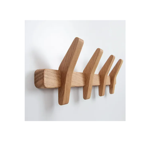 Elegant Best Design Wooden <b>Hooks</b> Hanger For Home Storage Organizer & <b>Wall</b> Mount Decorative Clothes Hanging Rails - Product Image 4